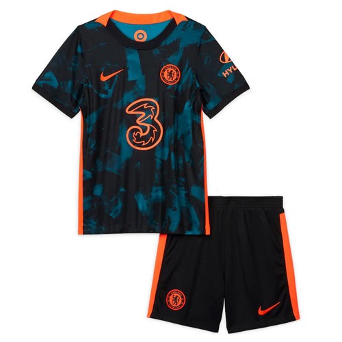 Ausweichtrikot Chelsea Kinder 2021-2022 Günstige Fußballtrikots